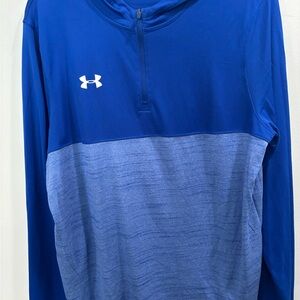 Under Armour Blue Half-Zip Pullover